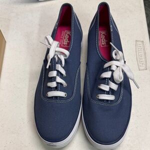 Keds Women's Blue Canvas Sneakers